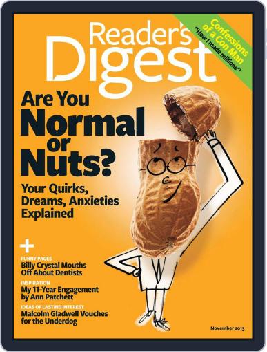 Reader's Digest November 1st, 2013 Digital Back Issue Cover