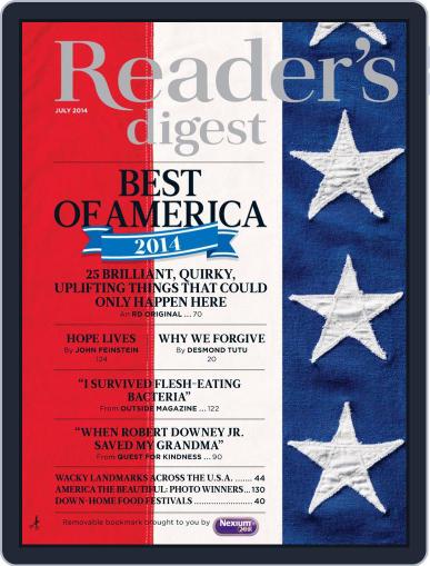 Reader's Digest July 1st, 2014 Digital Back Issue Cover