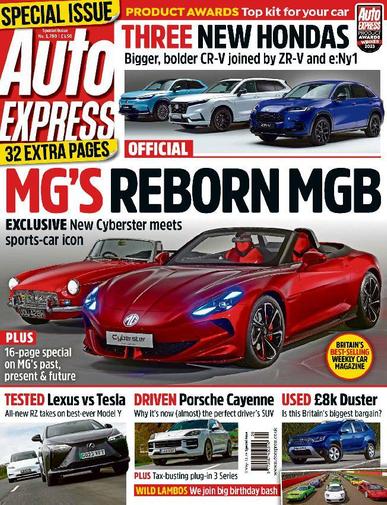 Auto Express May 17th, 2023 Digital Back Issue Cover
