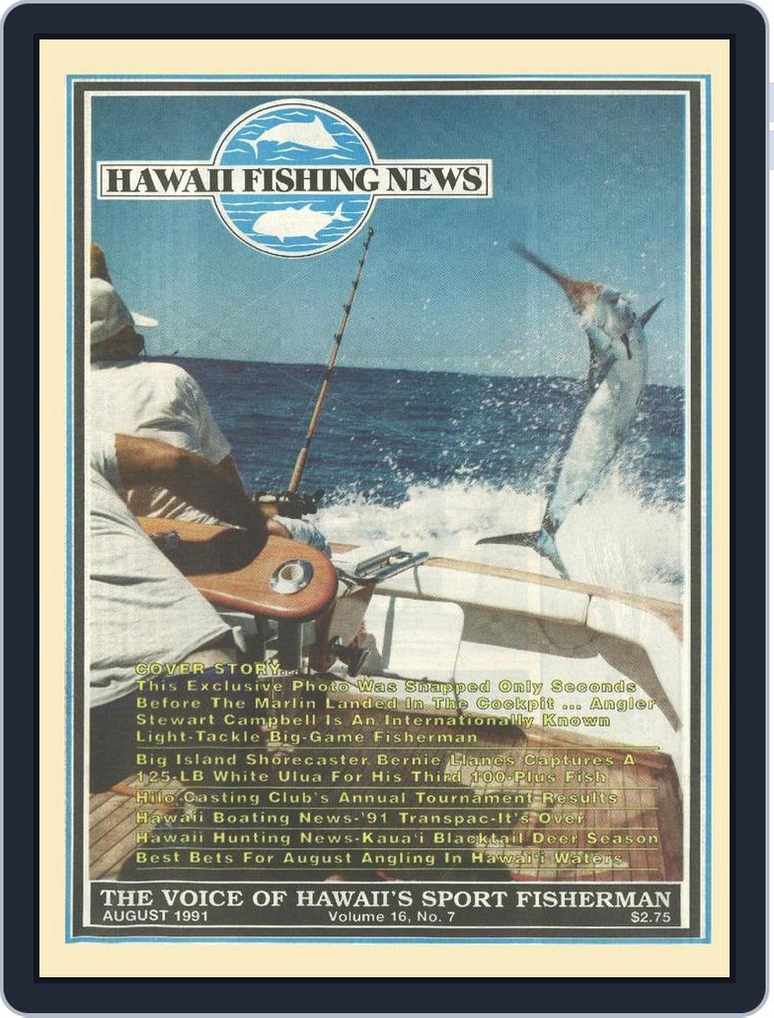 Hawaii Fishing News August 1991 (Digital) 