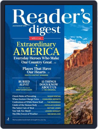 Reader's Digest July 1st, 2015 Digital Back Issue Cover