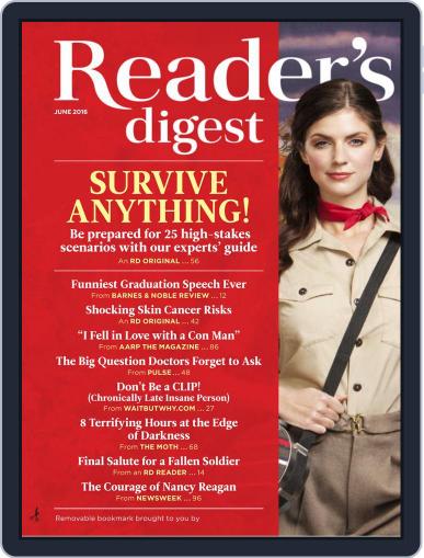 Reader's Digest June 1st, 2016 Digital Back Issue Cover
