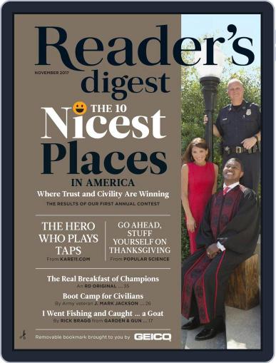Reader's Digest (Digital) November 1st, 2017 Issue Cover