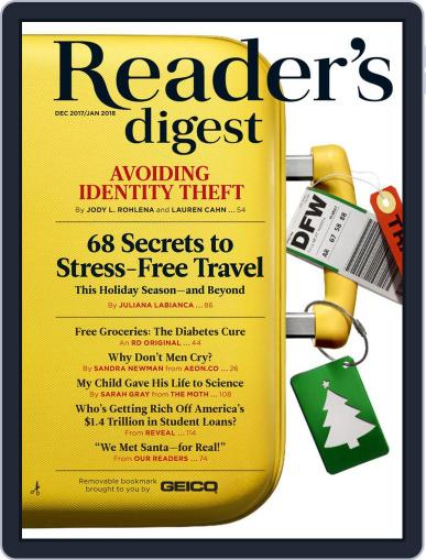 Reader's Digest December 1st, 2017 Digital Back Issue Cover
