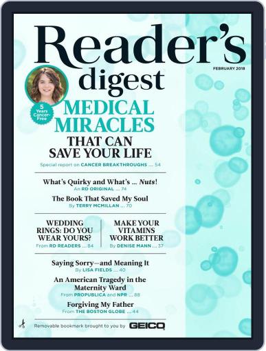 Reader's Digest (Digital) February 1st, 2018 Issue Cover