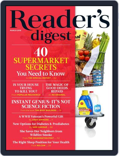 Reader's Digest March 1st, 2018 Digital Back Issue Cover