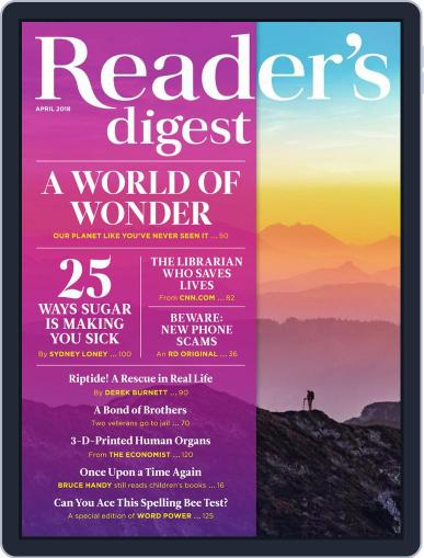 Reader's Digest (Digital) April 1st, 2018 Issue Cover