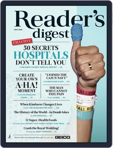 Reader's Digest May 1st, 2018 Digital Back Issue Cover