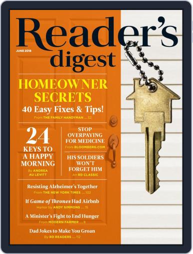 Reader's Digest (Digital) June 1st, 2018 Issue Cover