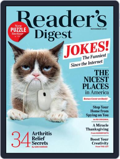 Reader's Digest November 1st, 2018 Digital Back Issue Cover
