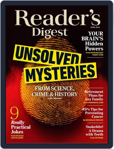 Reader's Digest (Digital) April 1st, 2019 Issue Cover