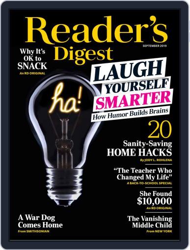 Reader's Digest (Digital) September 1st, 2019 Issue Cover