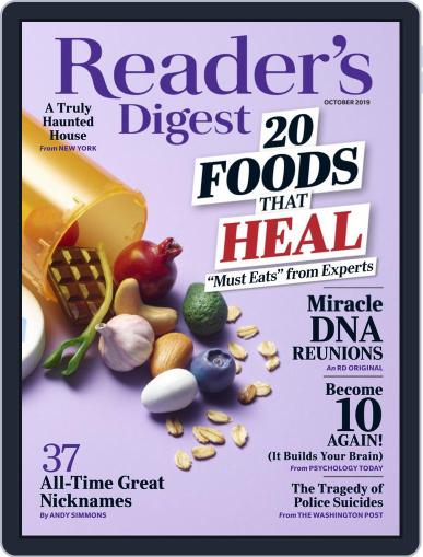 Reader's Digest October 1st, 2019 Digital Back Issue Cover