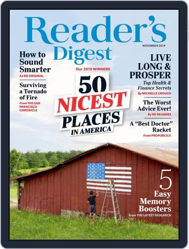 Reader's Digest November 1st, 2019 Digital Back Issue Cover