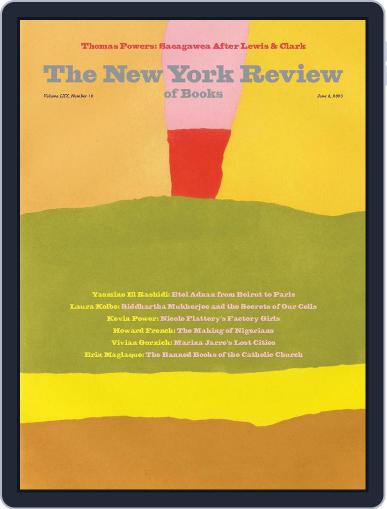 The New York Review of Books June 8th, 2023 Digital Back Issue Cover