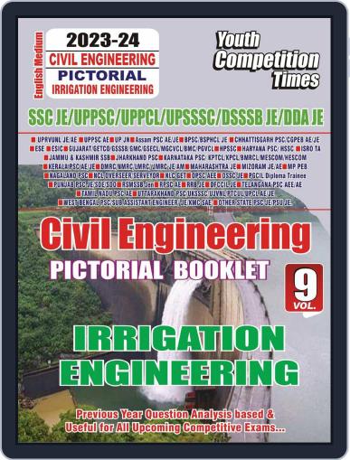2023-24 SSC JE/UPPCL/UPPSC AE Irrigation Engineering Pictorial Booklet Volume 9 Digital Back Issue Cover