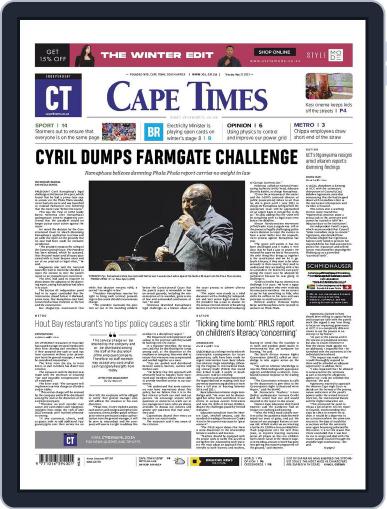 Cape Times May 23rd, 2023 Digital Back Issue Cover