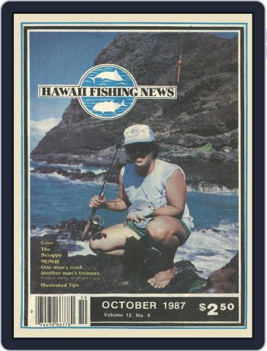 Hawaii Fishing News October 1st, 1987 Digital Back Issue Cover