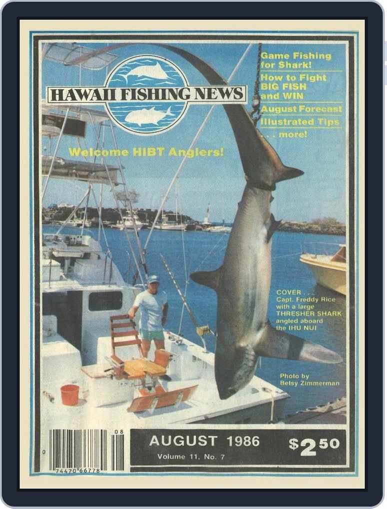 Hawaii Fishing News August 1986 (Digital) 