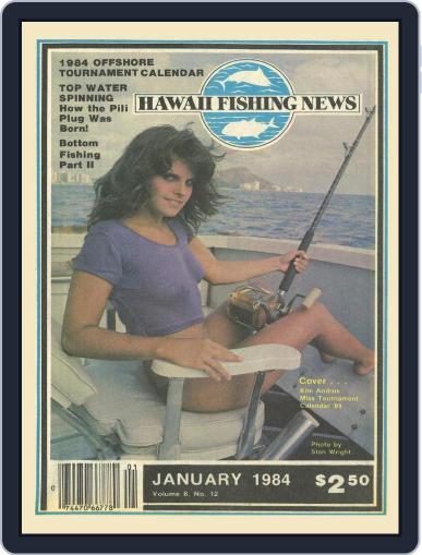 Hawaii Fishing News January 1st, 1984 Digital Back Issue Cover