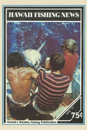Hawaii Fishing News June 1st, 1977 Digital Back Issue Cover