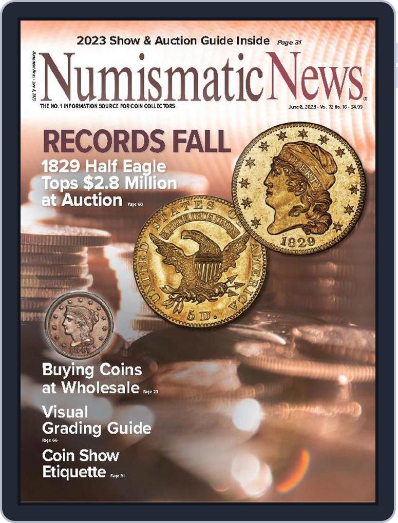 Numismatic News (Digital) Subscription                    June 6th, 2023 Issue
