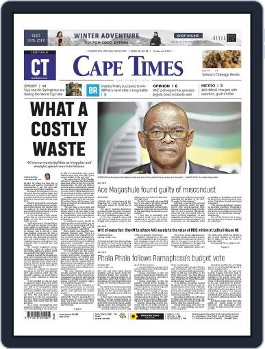 Cape Times June 1st, 2023 Digital Back Issue Cover