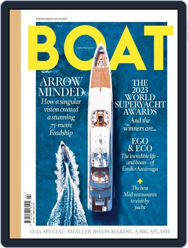 Boat International July 1st, 2023 Digital Back Issue Cover
