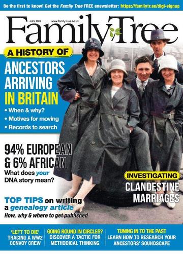 Family Tree UK June 9th, 2023 Digital Back Issue Cover
