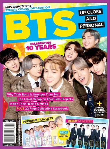 BTS - Up Close And Personal: Celebrating 10 Years June 6th, 2023 Digital Back Issue Cover