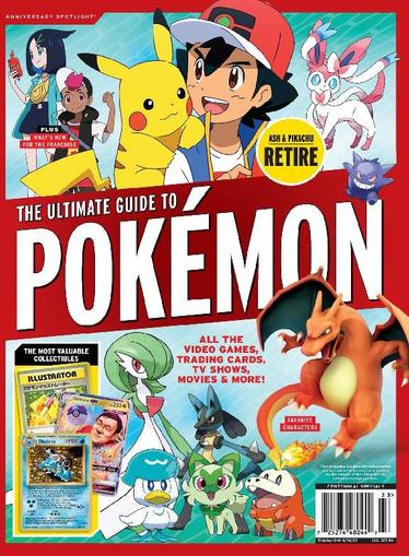 The Ultimate Guide to Pokémon - Ash & Pikachu Retire June 6th, 2023 Digital Back Issue Cover