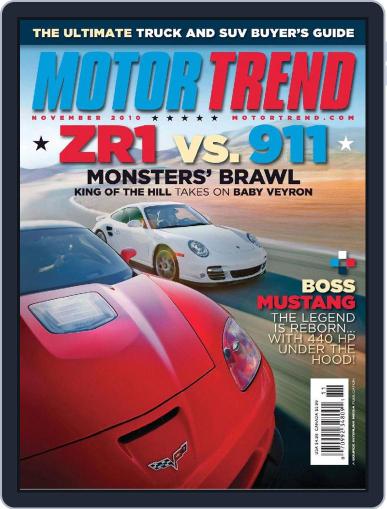 MotorTrend November 1st, 2010 Digital Back Issue Cover