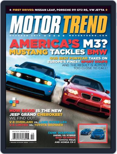 MotorTrend October 1st, 2010 Digital Back Issue Cover