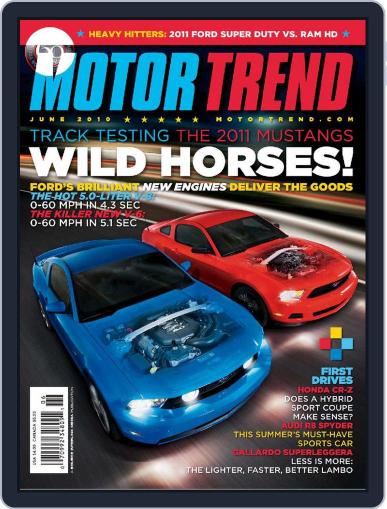 MotorTrend June 1st, 2010 Digital Back Issue Cover