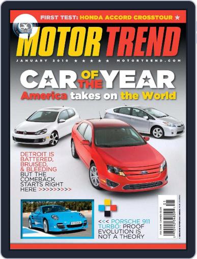 MotorTrend January 1st, 2010 Digital Back Issue Cover