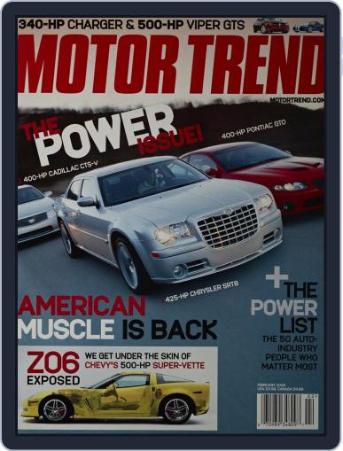 MotorTrend February 1st, 2005 Digital Back Issue Cover