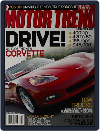 MotorTrend September 1st, 2004 Digital Back Issue Cover