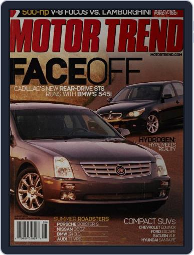 MotorTrend August 1st, 2004 Digital Back Issue Cover