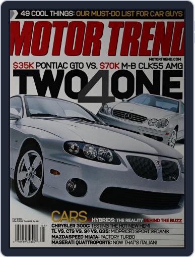 MotorTrend May 1st, 2004 Digital Back Issue Cover