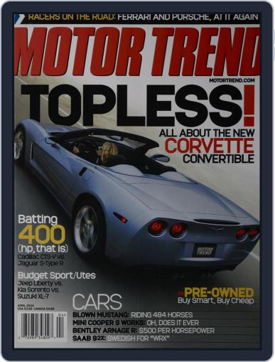 MotorTrend April 1st, 2004 Digital Back Issue Cover