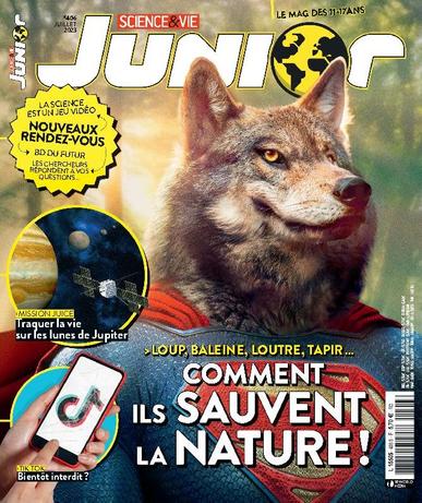 Science & Vie Junior June 14th, 2023 Digital Back Issue Cover