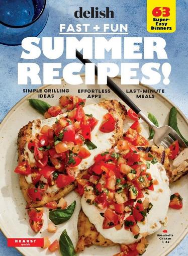 Delish Summer Dinners June 6th, 2023 Digital Back Issue Cover