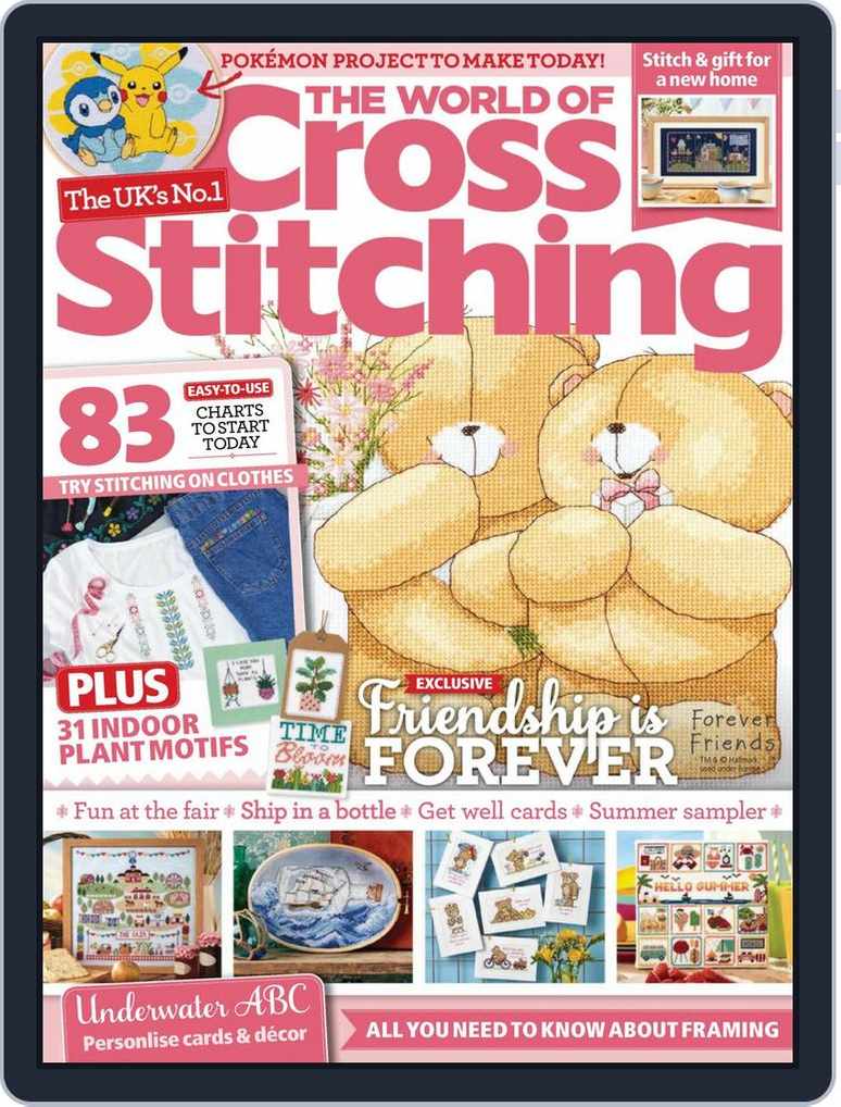CrossStitcher Magazine August 2023 Back Issue