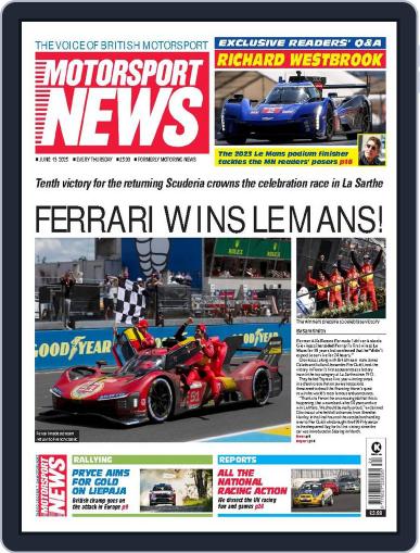 Motorsport News June 15th, 2023 Digital Back Issue Cover