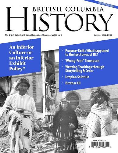 British Columbia History June 8th, 2023 Digital Back Issue Cover