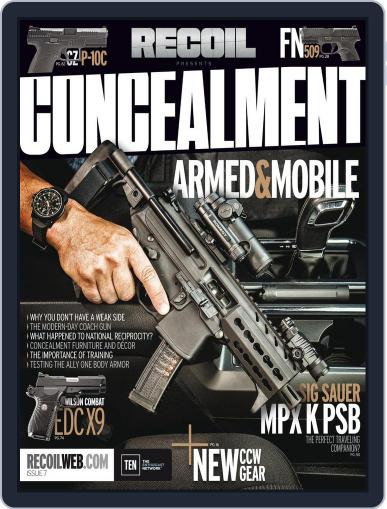 RECOIL Presents: Concealment August 24th, 2017 Digital Back Issue Cover