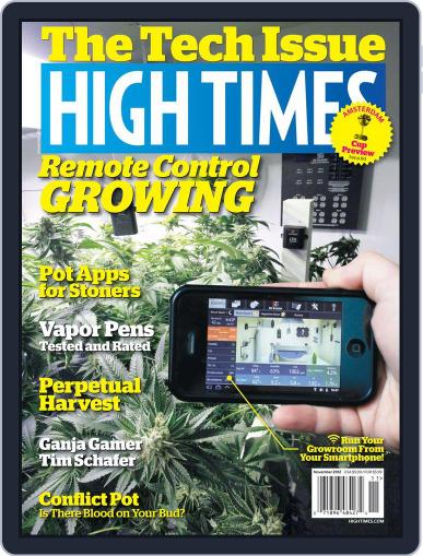 High Times September 11th, 2012 Digital Back Issue Cover