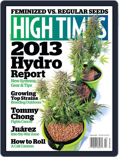 High Times December 18th, 2012 Digital Back Issue Cover