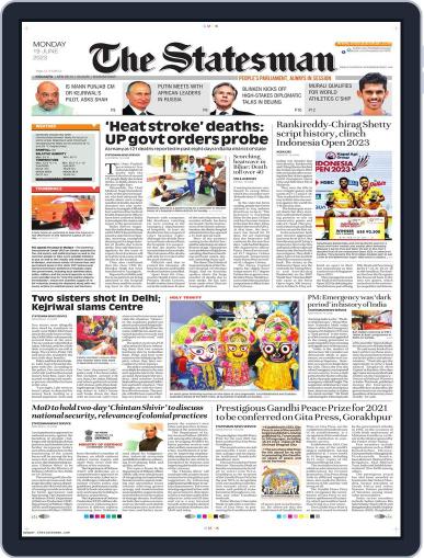 The Statesman Kolkata Digital Back Issue Cover