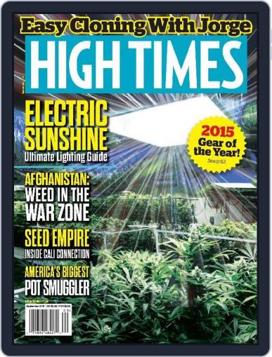 High Times September 1st, 2015 Digital Back Issue Cover